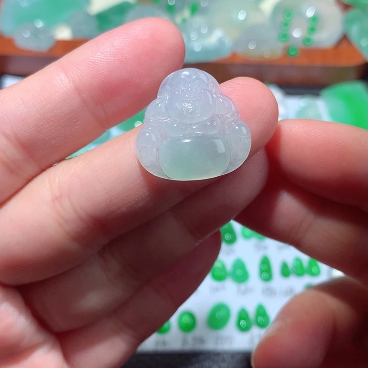 颈饰未镶嵌翡翠天然翡翠佛公