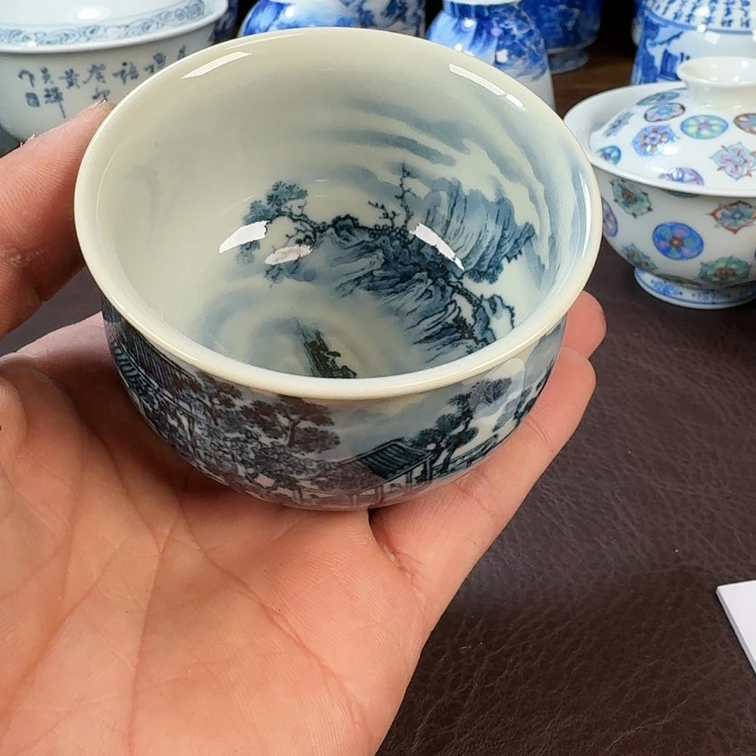 瓷片?****叽现代景德镇陶瓷手绘茶具