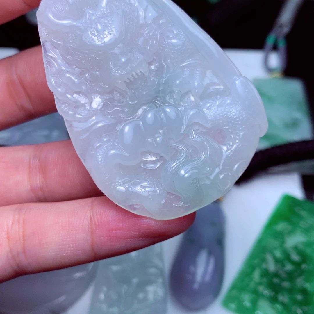颈饰未镶嵌翡翠天然A货翡翠