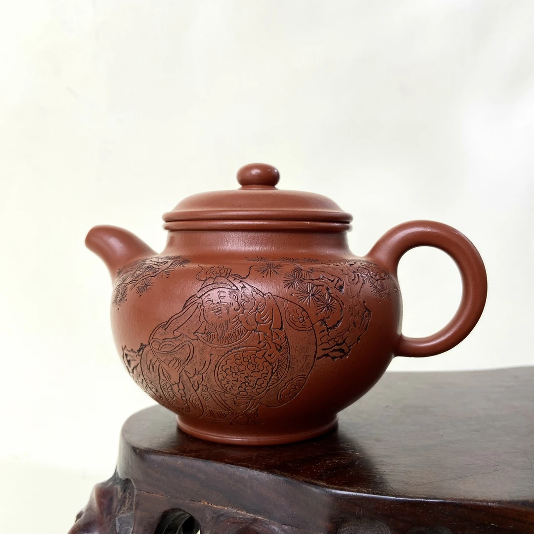 宜兴手工紫砂陶 （林碧青）茶壶GS4087-7