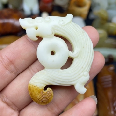 颈饰未镶嵌和田玉108
