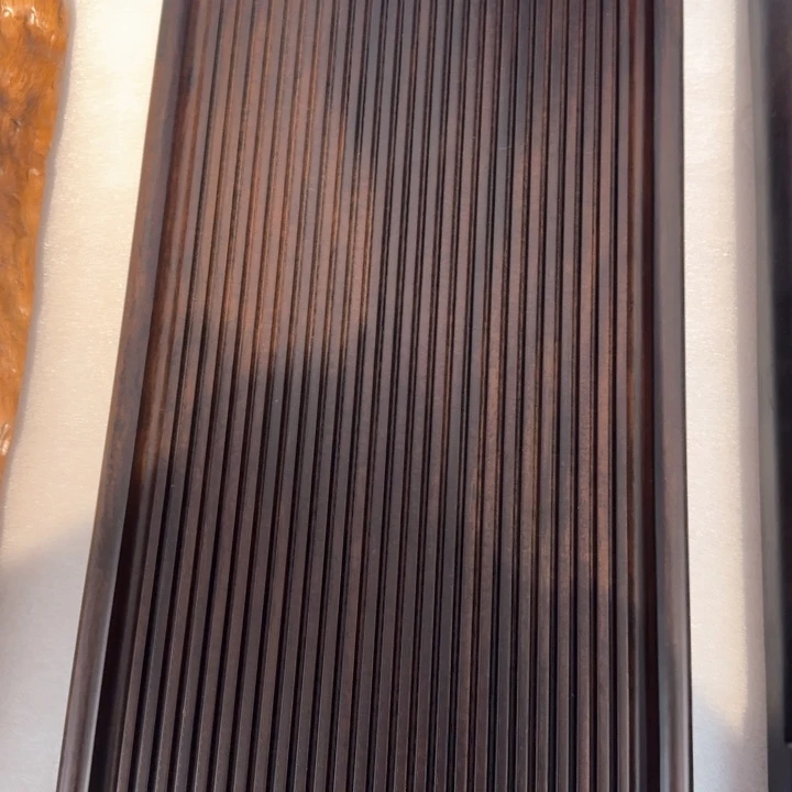 定做正品黑檀木实木茶盘100/48/6