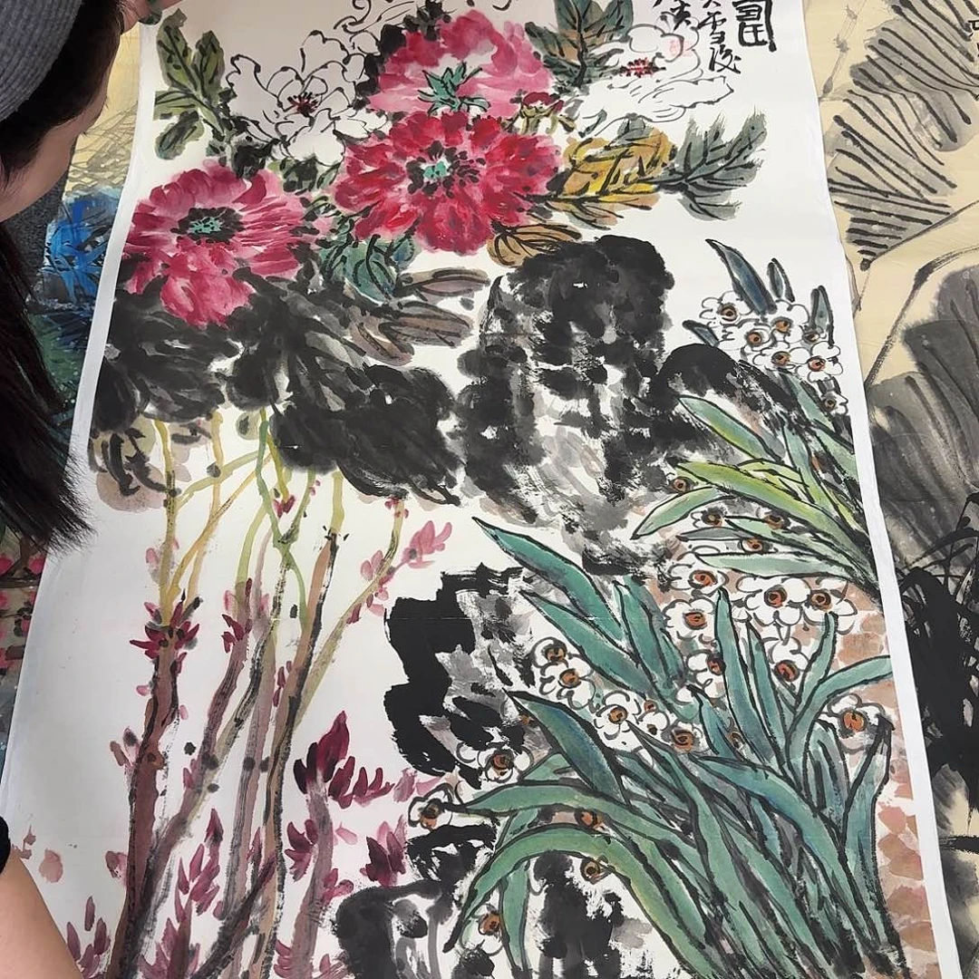 纯手绘国画作品欣赏