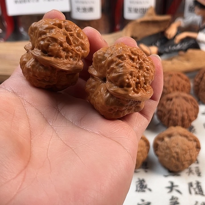 吊坠文玩核桃蛤蟆头35尺全品