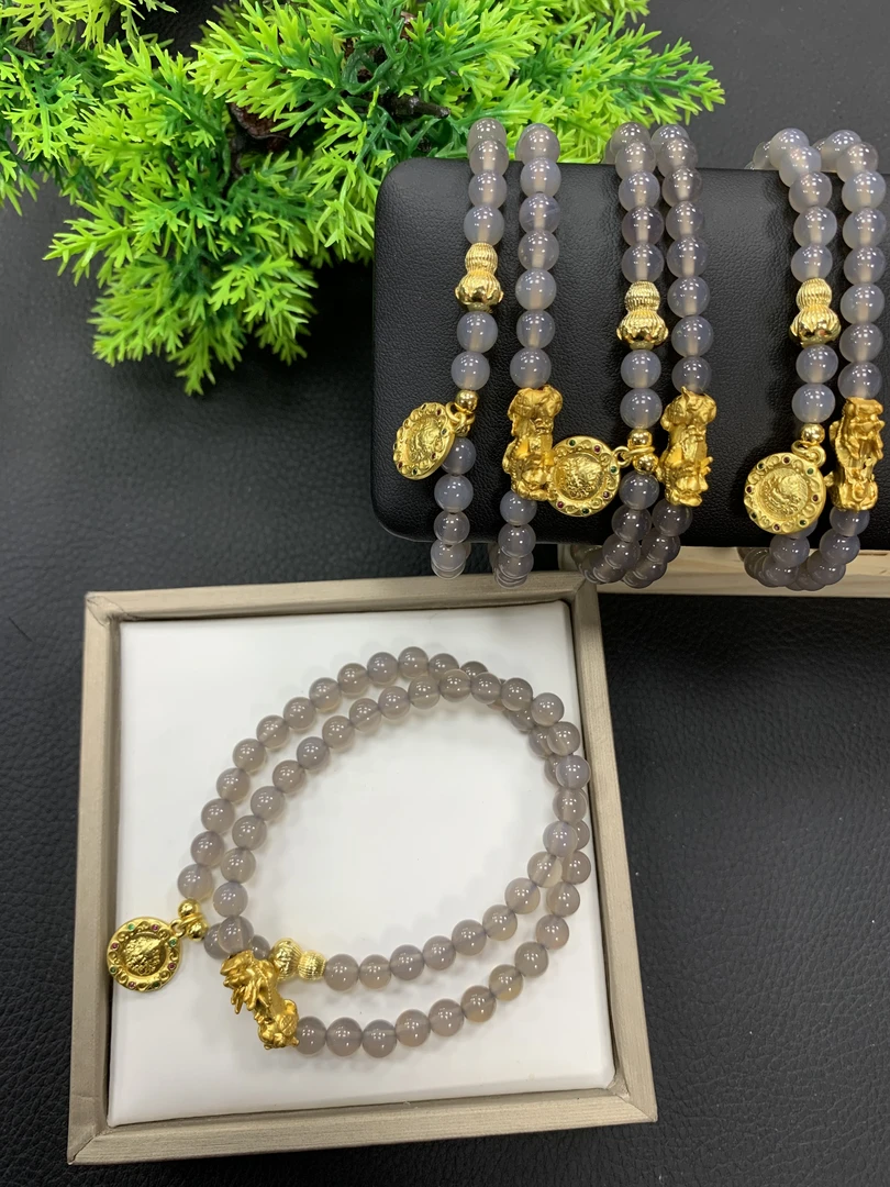 【曼曼严选】玛瑙双圈FL001@多样性配绳发其一CP