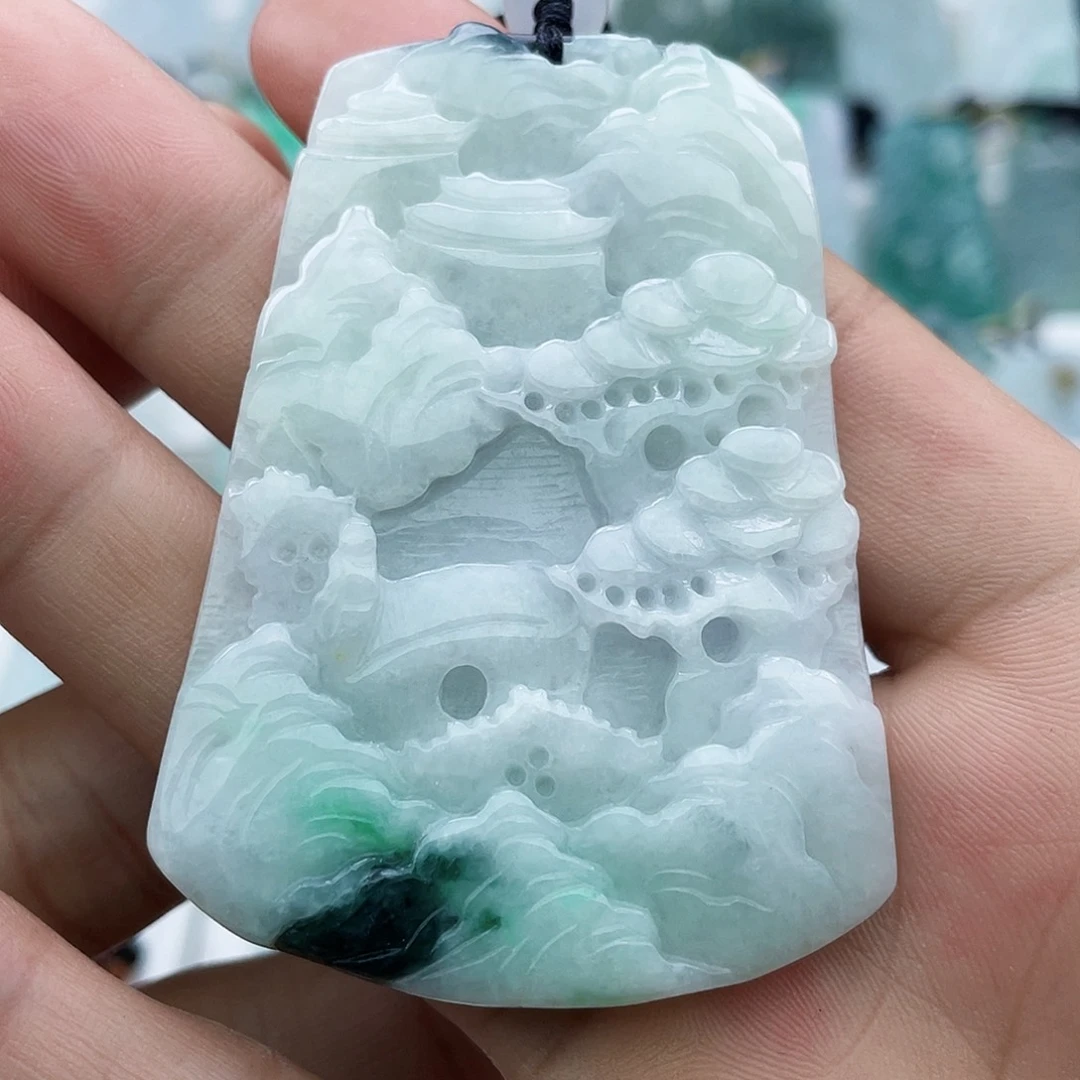 颈饰未镶嵌翡翠翡翠