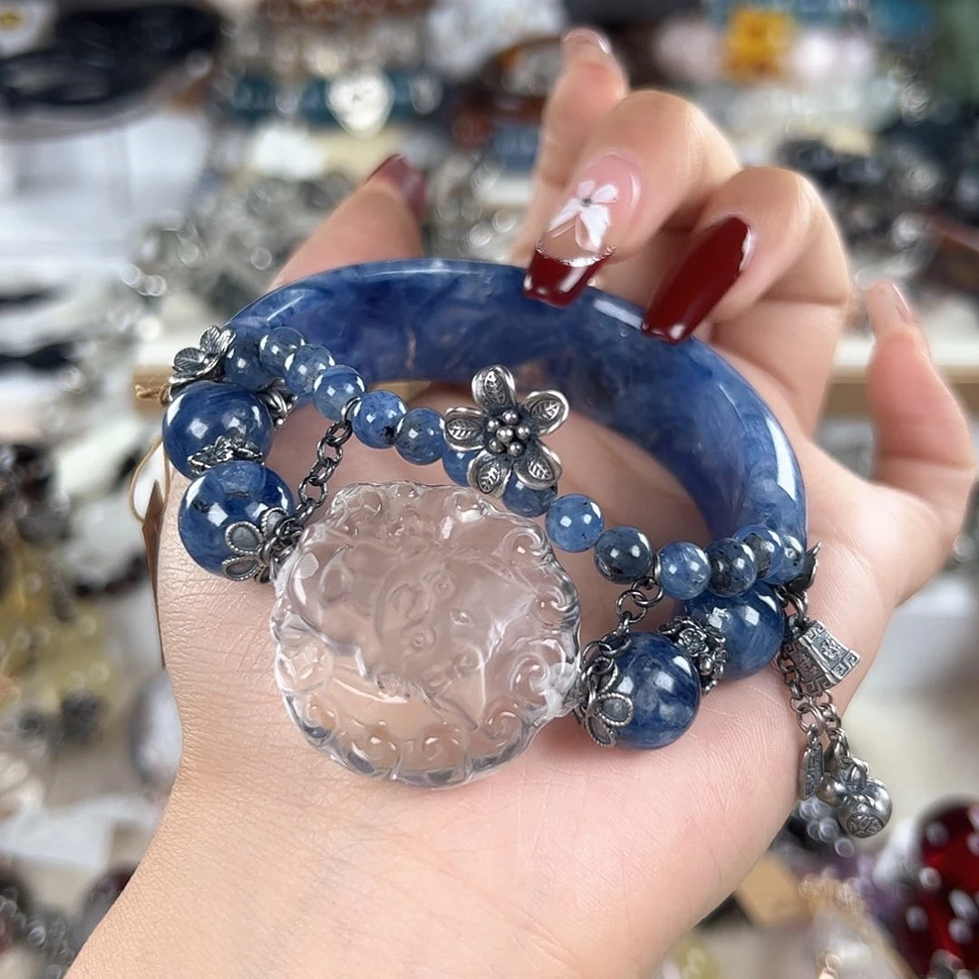 水晶手链未镶嵌大***山