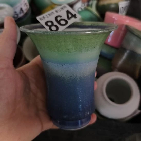 景德镇手工高温陶瓷：内9口高11