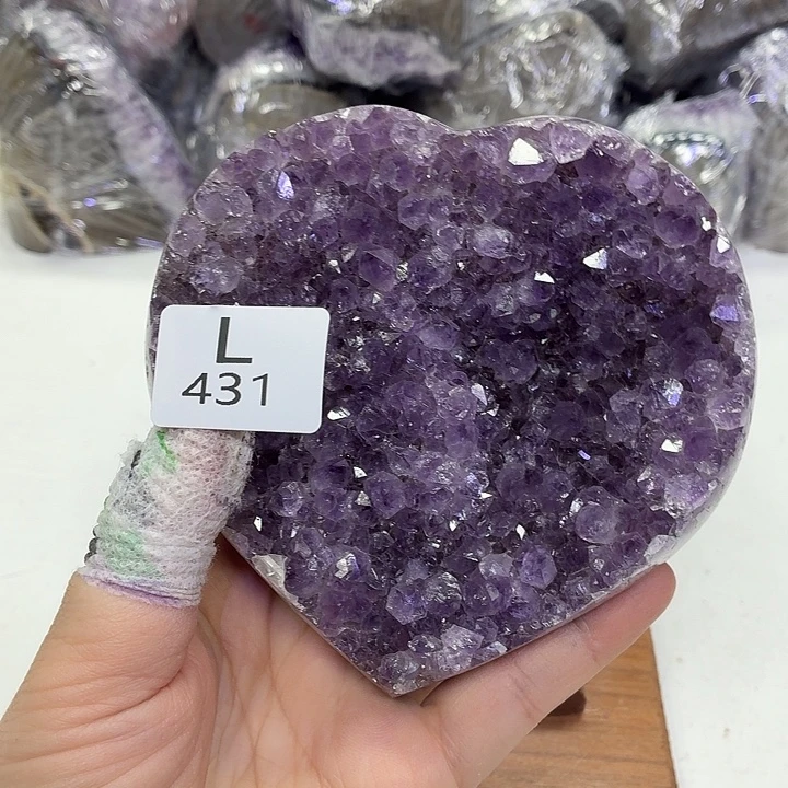 未镶嵌水晶摆件天然紫水晶