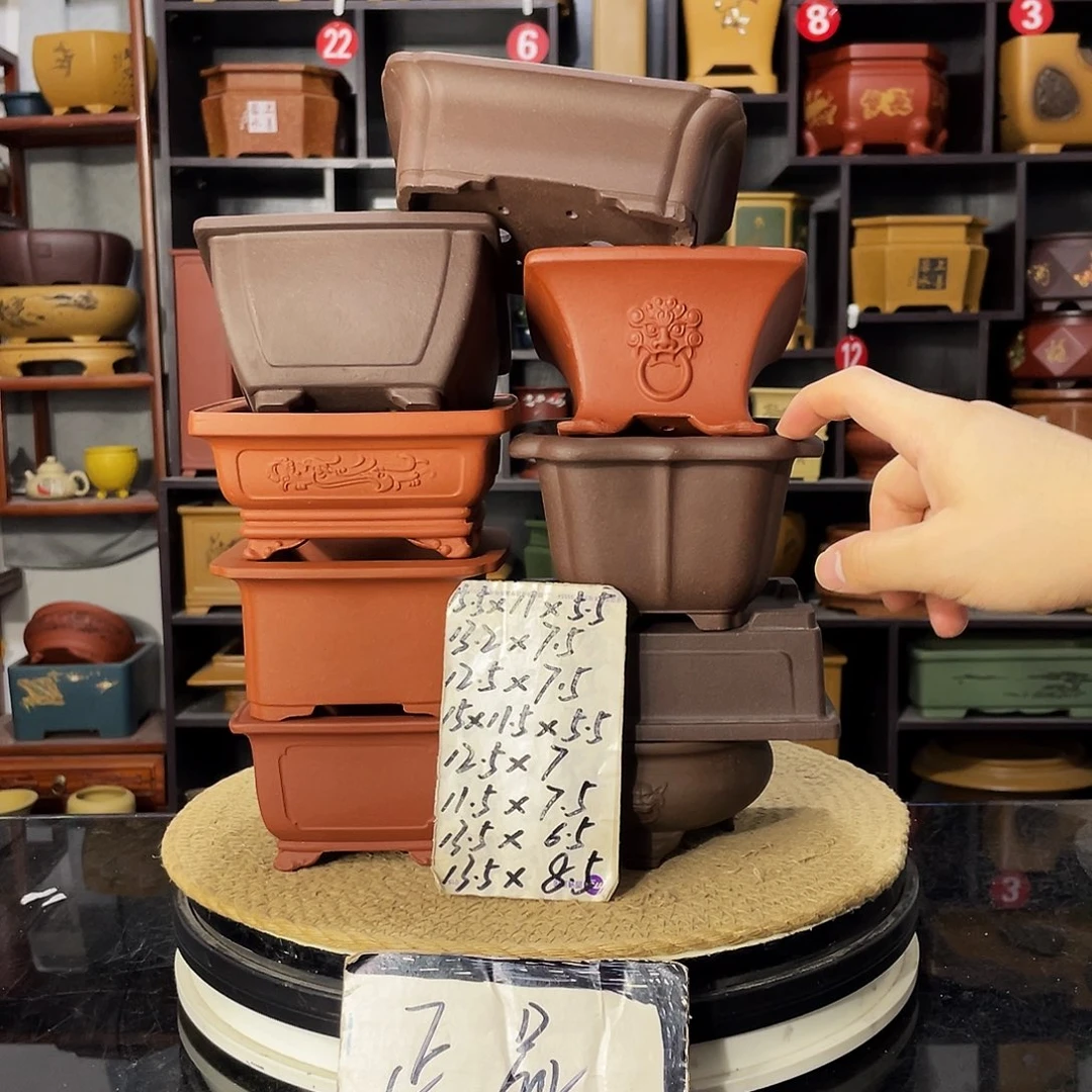 D-盆尚好紫砂花盆