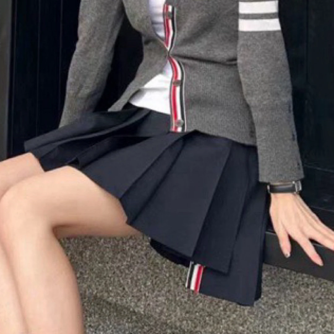 99新 THOMBROWNE TB汤姆布朗百褶裙半身裙短裙尺码见详情页01434