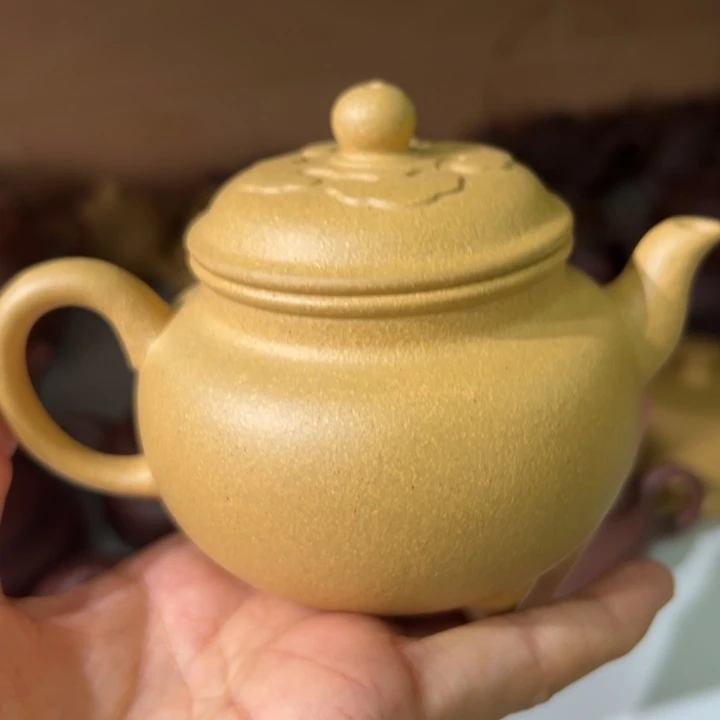 时***淀茶壶紫砂黄金大彬鸿运当头200cc