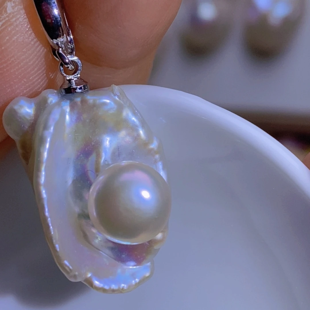 淡水珍珠珍珠银S925镶嵌