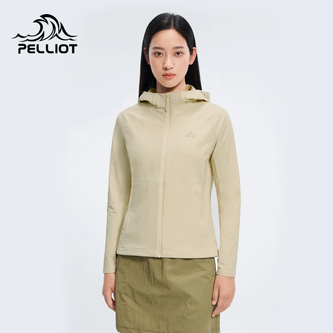 伯希和户外软壳衣女25新款防风防泼水轻量高弹耐磨徒步户外外套男