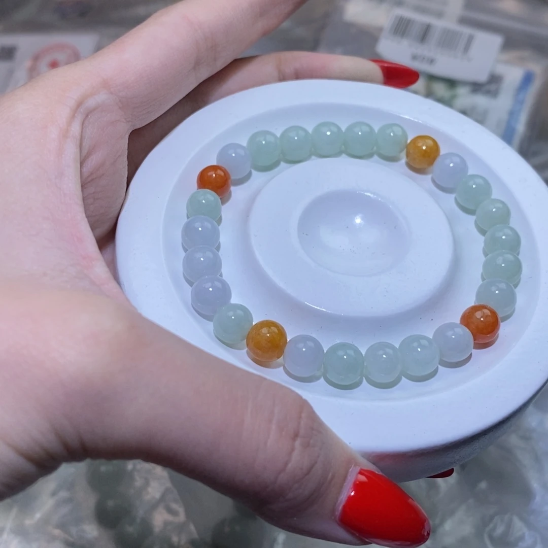 未镶嵌手串翡翠天然缅甸翡翠a货