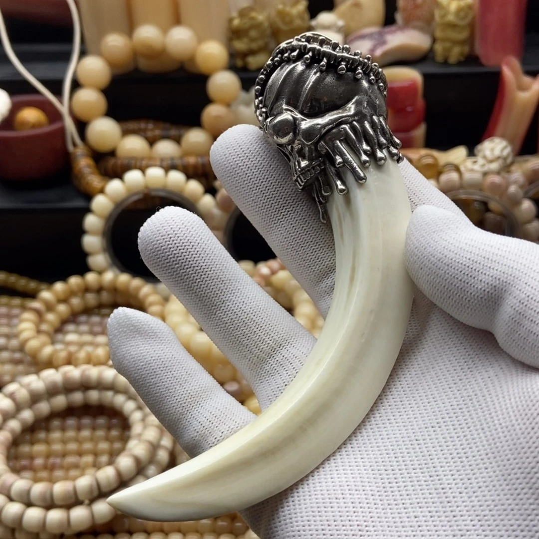 手串/手链杏核大猪牙吊坠