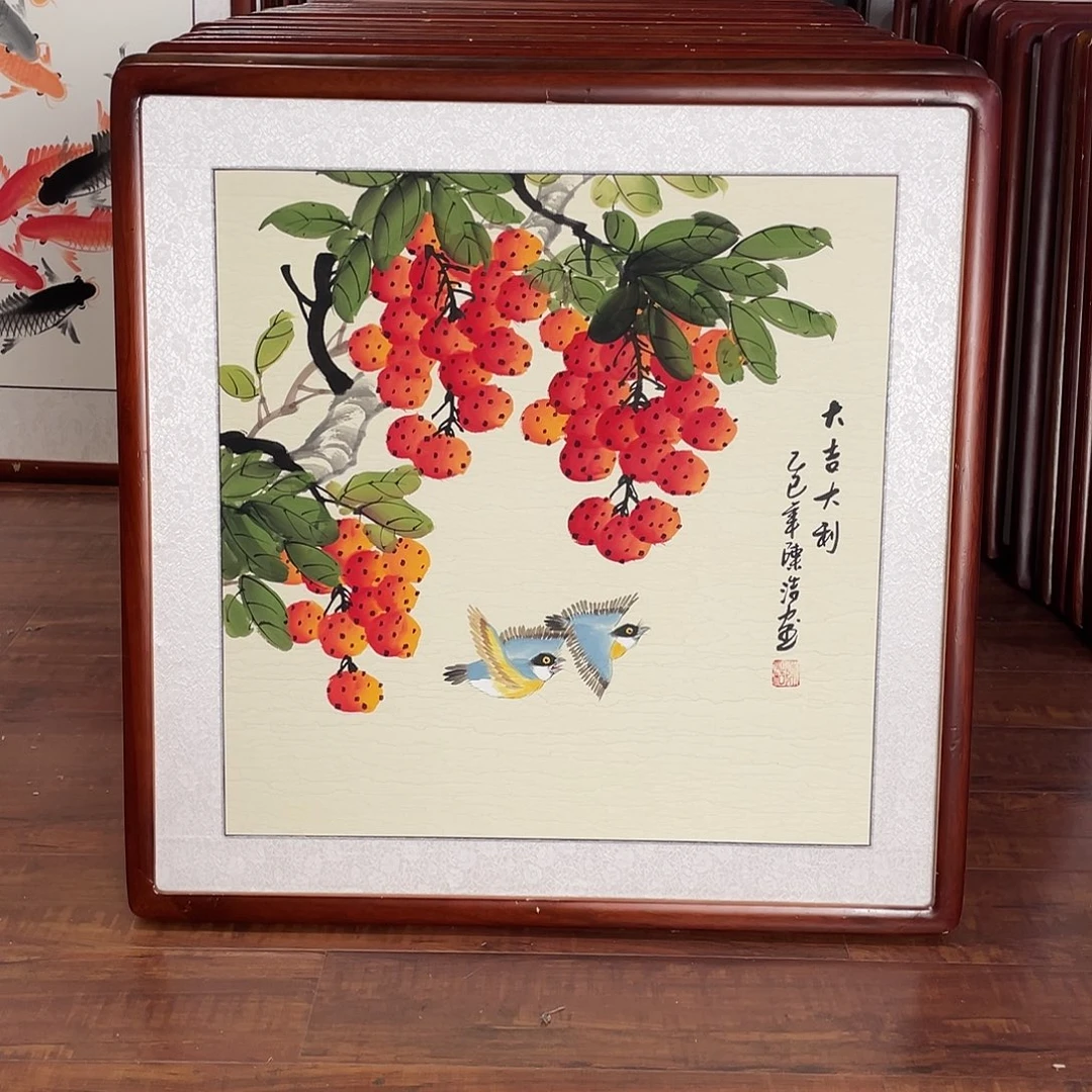 国画带框尺寸63*63厘米