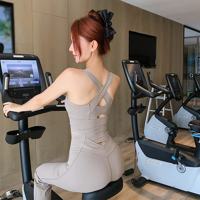 【达人专属】奔跑吧卡卡高强度防震防下垂交叉美背运动内衣女文胸