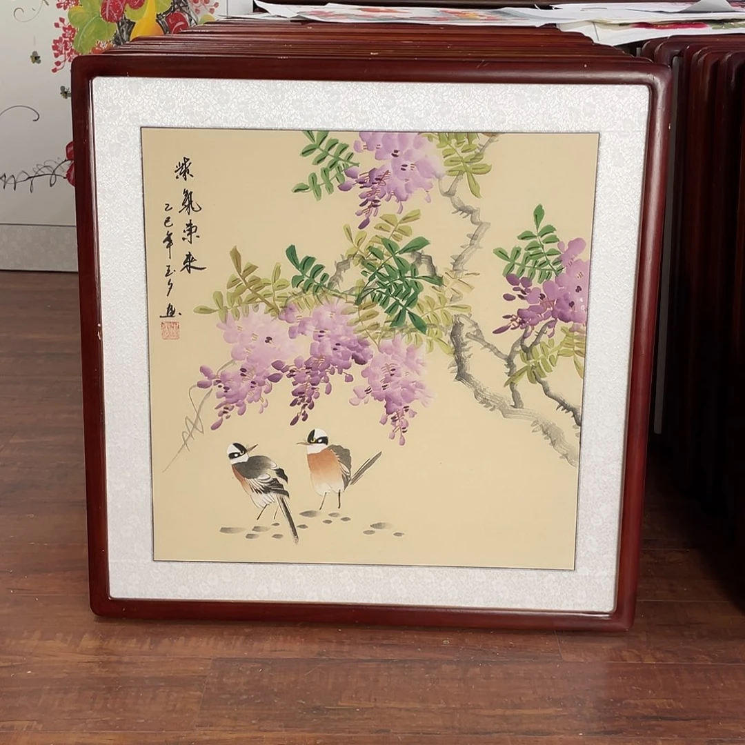 国画带框尺寸63*63厘米