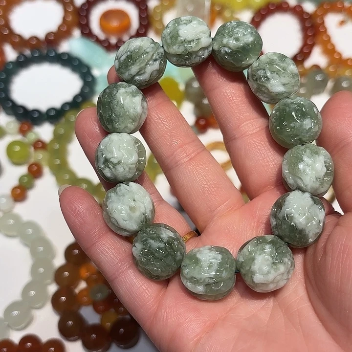 蛇纹石玉未镶嵌手串