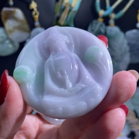【闪购商品】颈饰未镶嵌翡翠观音
