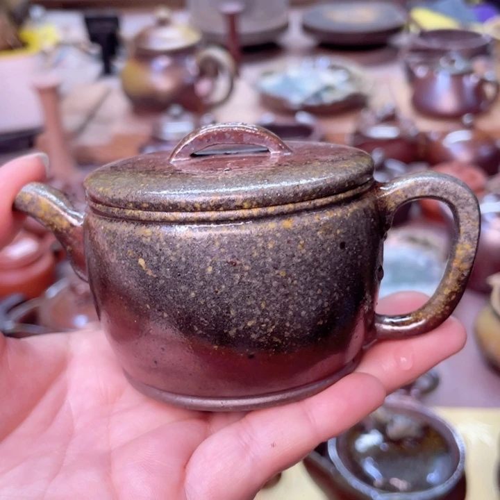 茶壶紫砂宜兴紫砂原矿泥料120