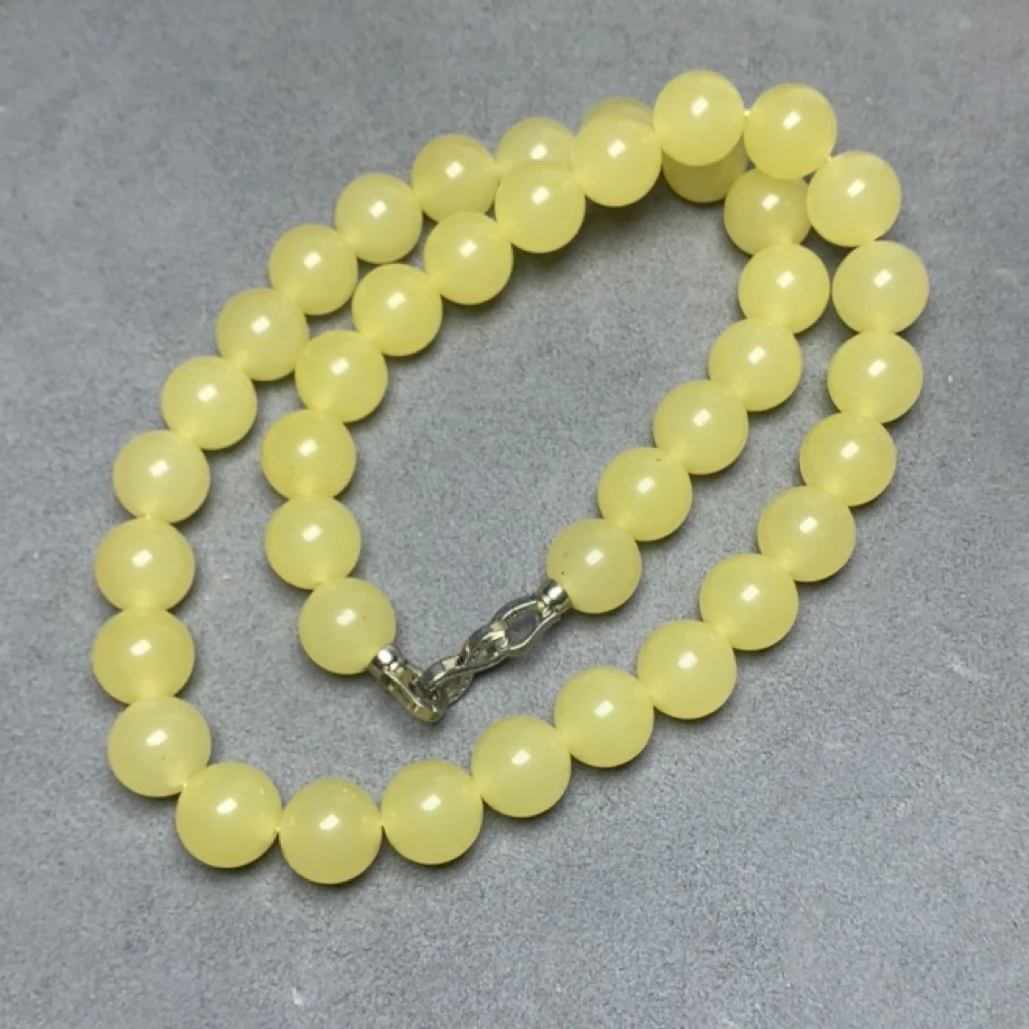 京鸿精选 XF512卡12mm青海黄口色蜂蜜水色手工定制 拍一发一