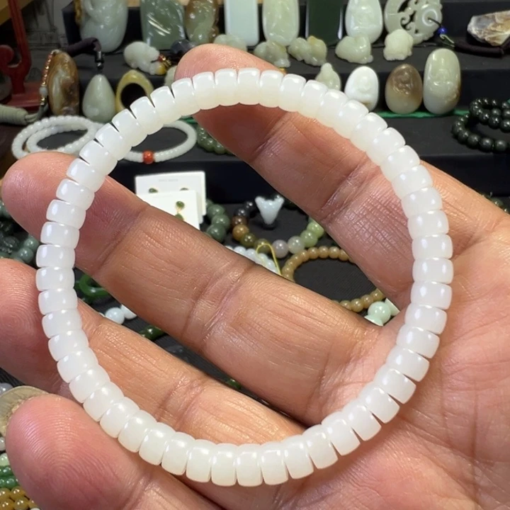 和田玉未镶嵌套链