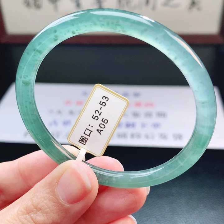 翡翠未镶嵌手镯翡翠手镯56