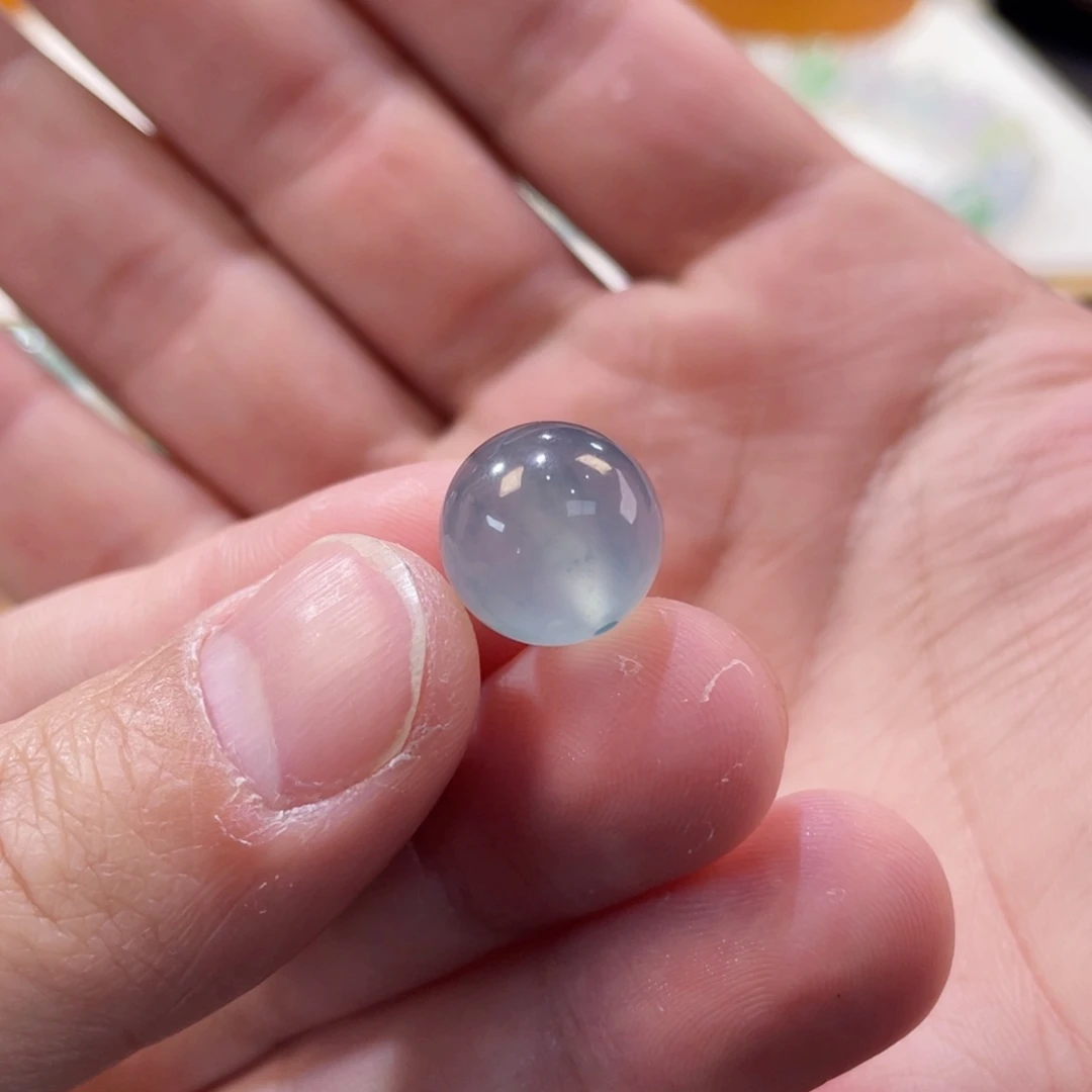 翡翠手链未镶嵌高冰蓝