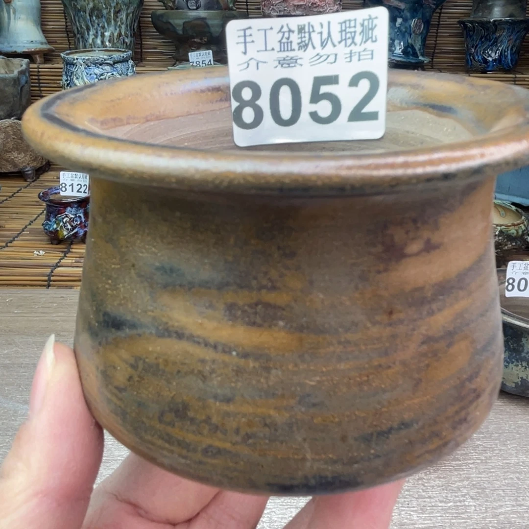 手工花盆默认瑕疵完美者勿拍