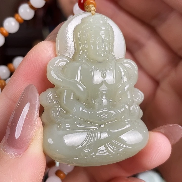 和田玉未镶嵌颈饰定制发货