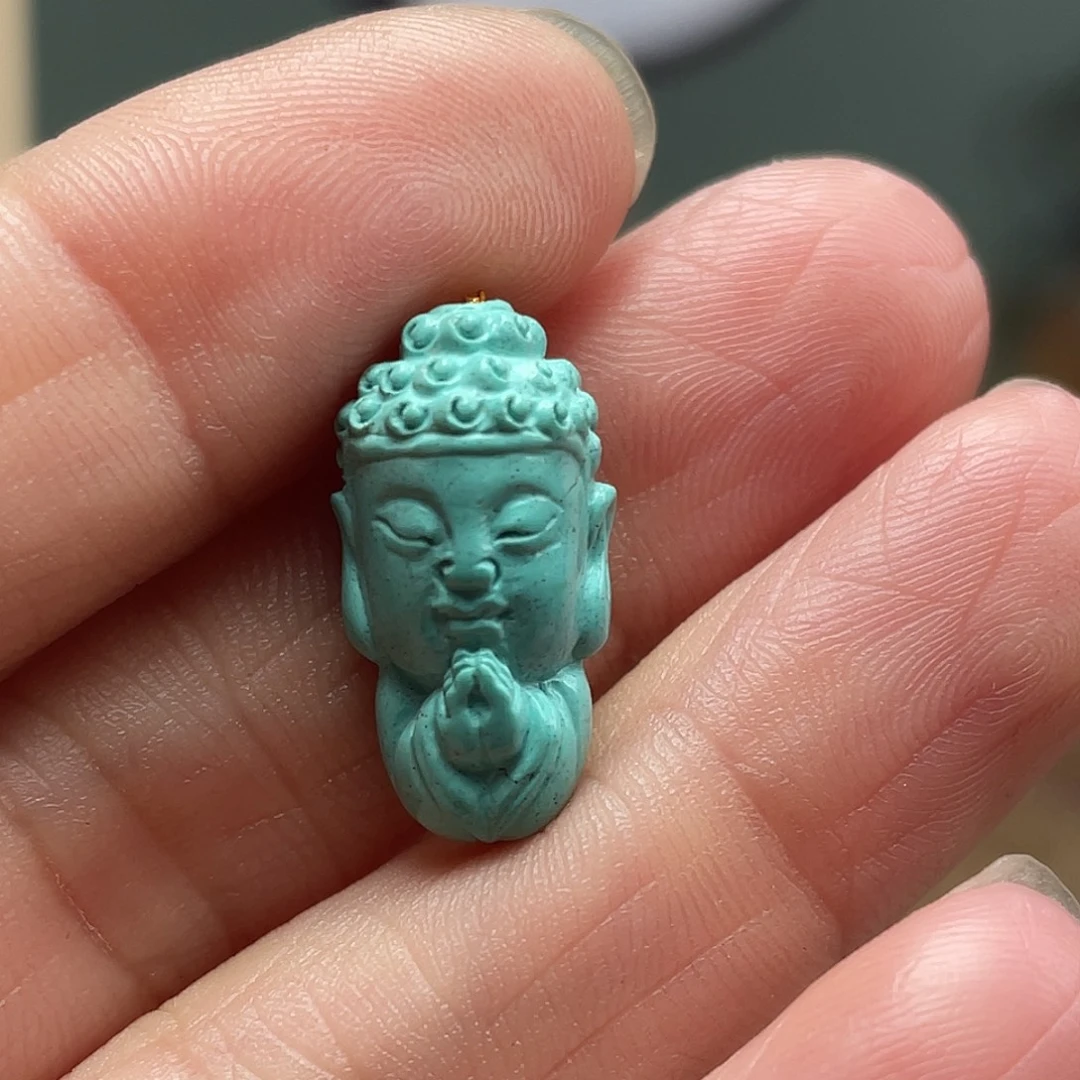 绿松石未镶嵌颈饰