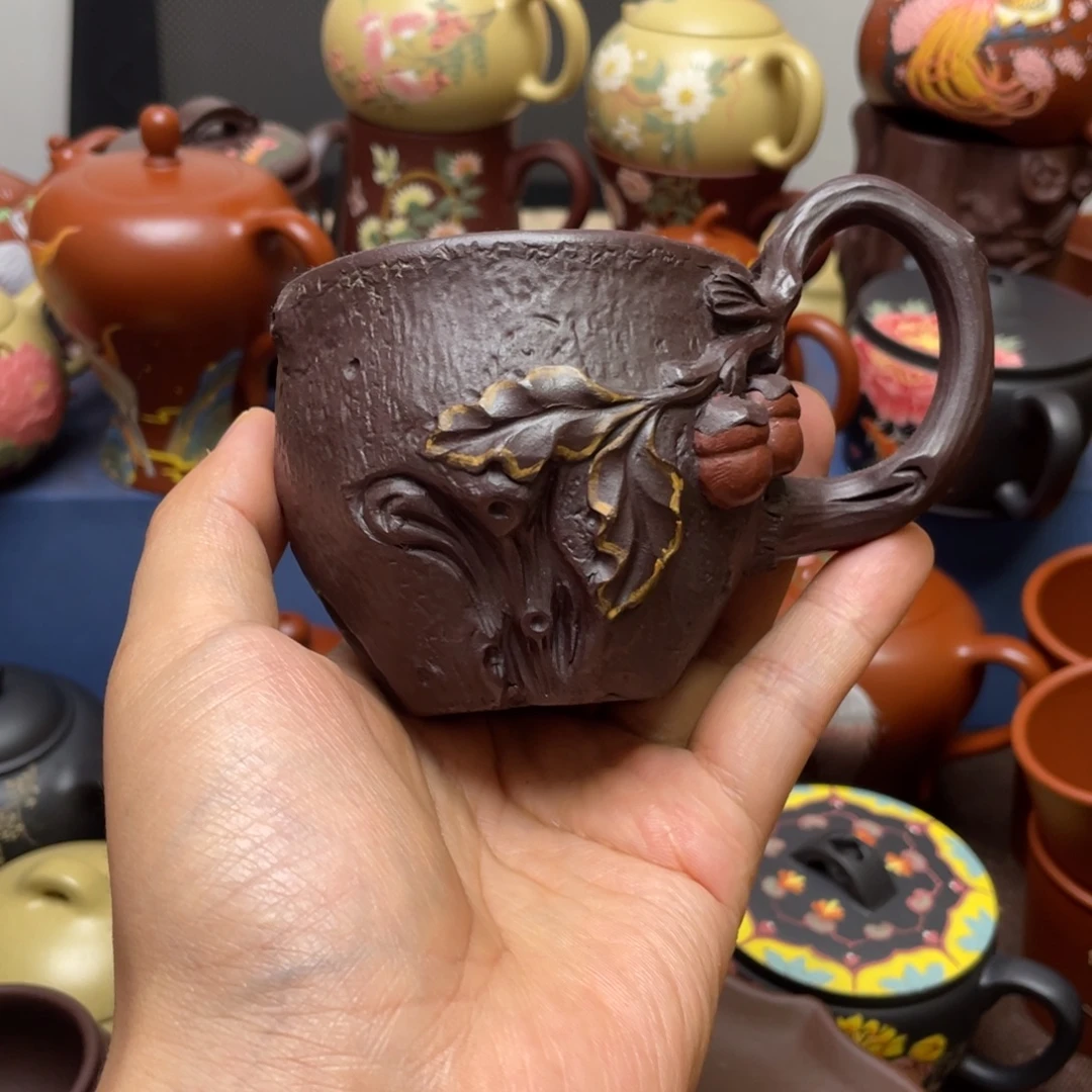 紫砂茶杯紫砂主人杯160cc