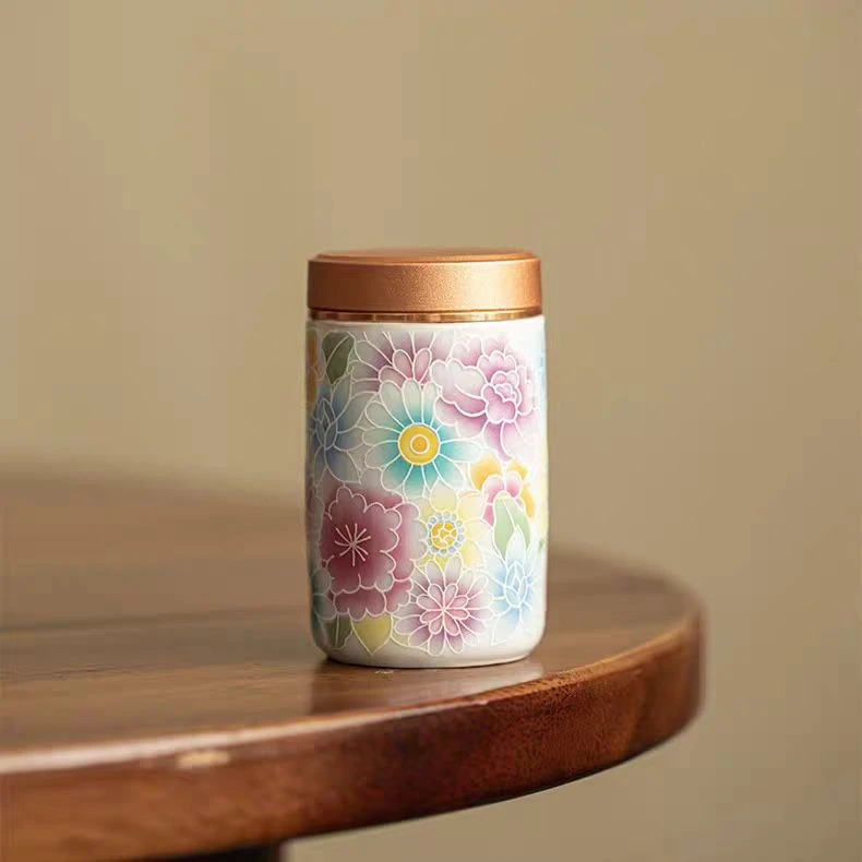 龙窑茶器  茶叶罐  0045  （专属）