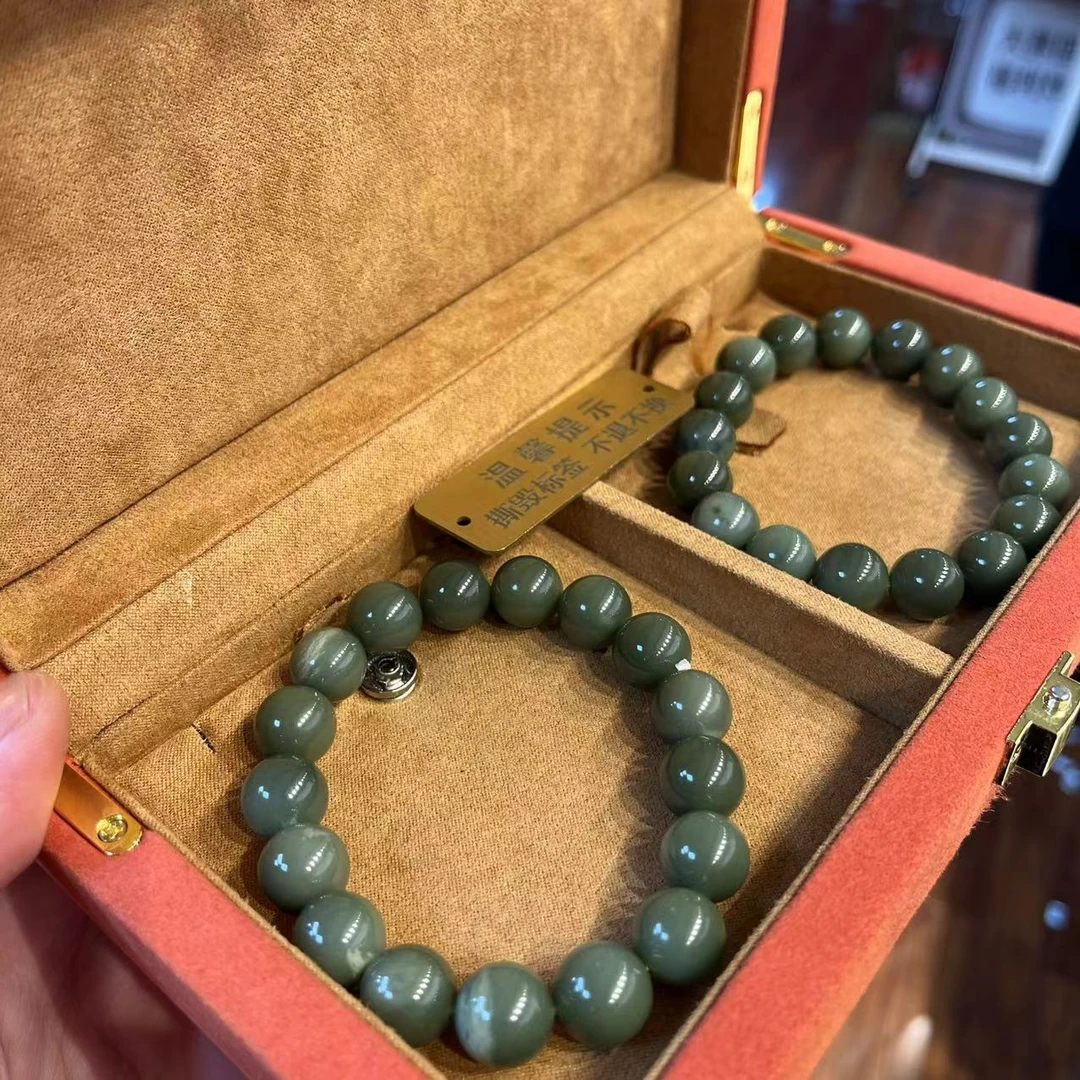 【胖】和田玉手串多样性发其一@k