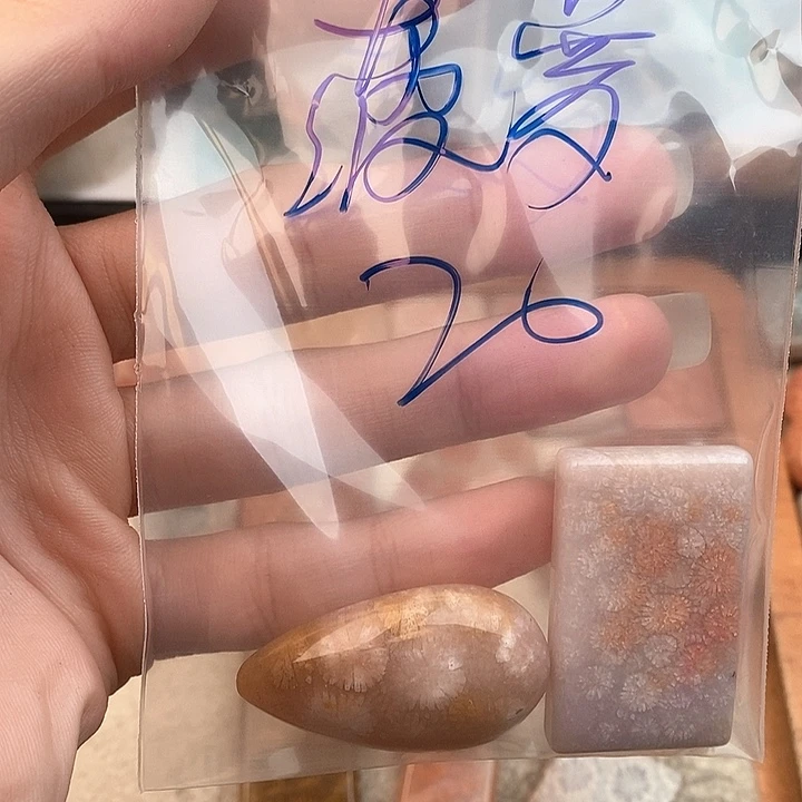 硅化玉颈饰未镶嵌菠**雪