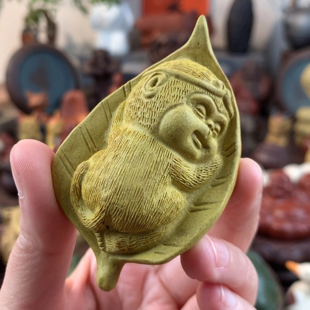 紫砂茶宠一叶封侯就是你