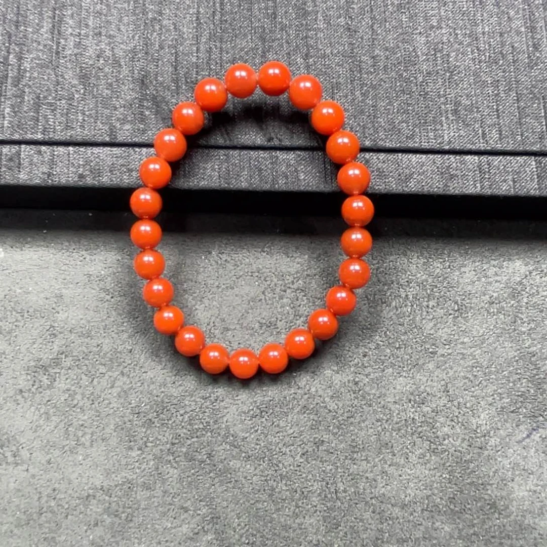 南红玛瑙7➕单圈未镶嵌春**开