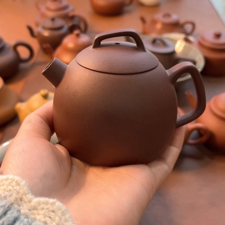 紫砂茶壶?****?原矿紫泥原矿紫砂壶