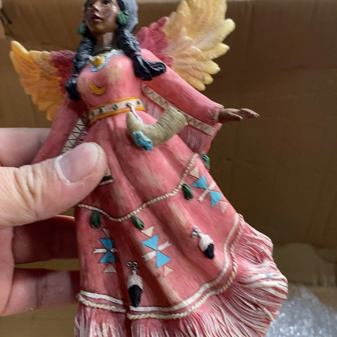 默认微瑕 陶瓷树脂摆件木*