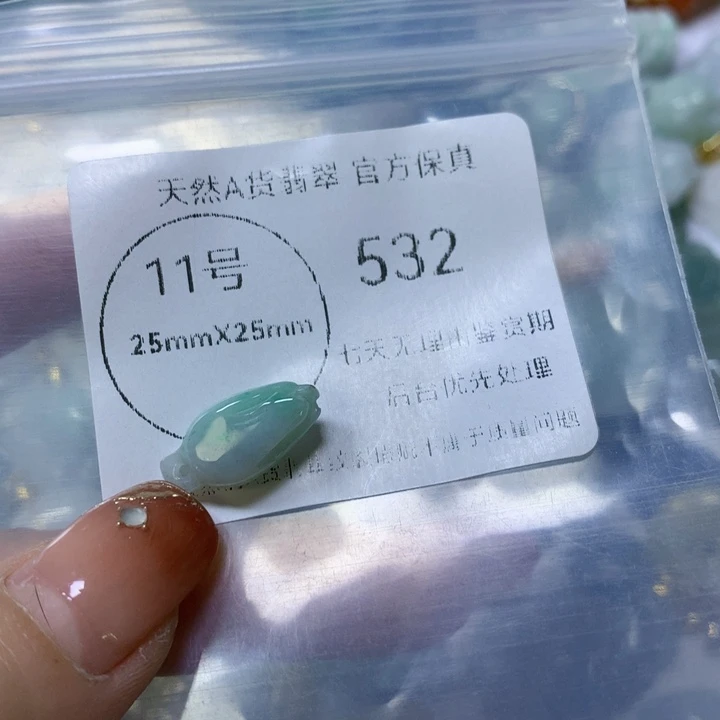 翡翠颈饰未镶嵌翡翠