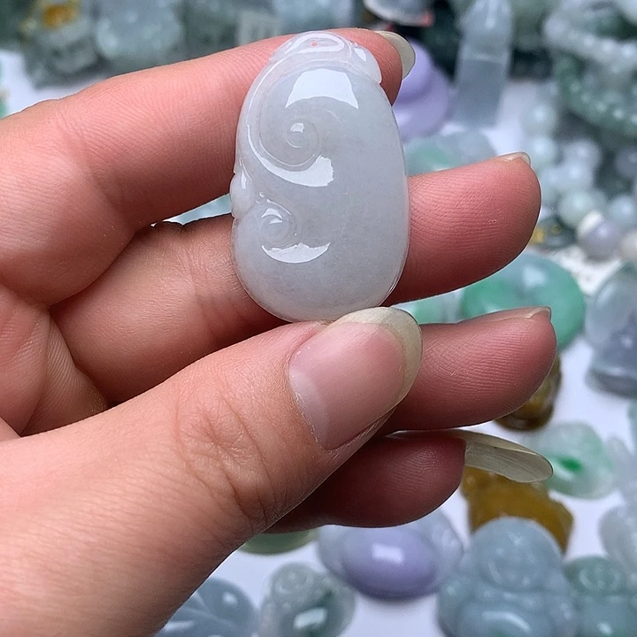 翡翠未镶嵌颈饰天然翡翠