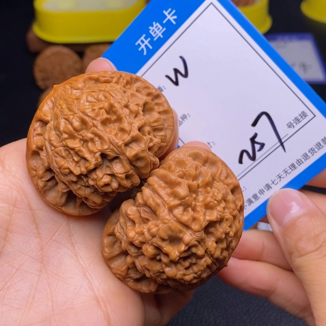 文玩核桃把件52矮桩257