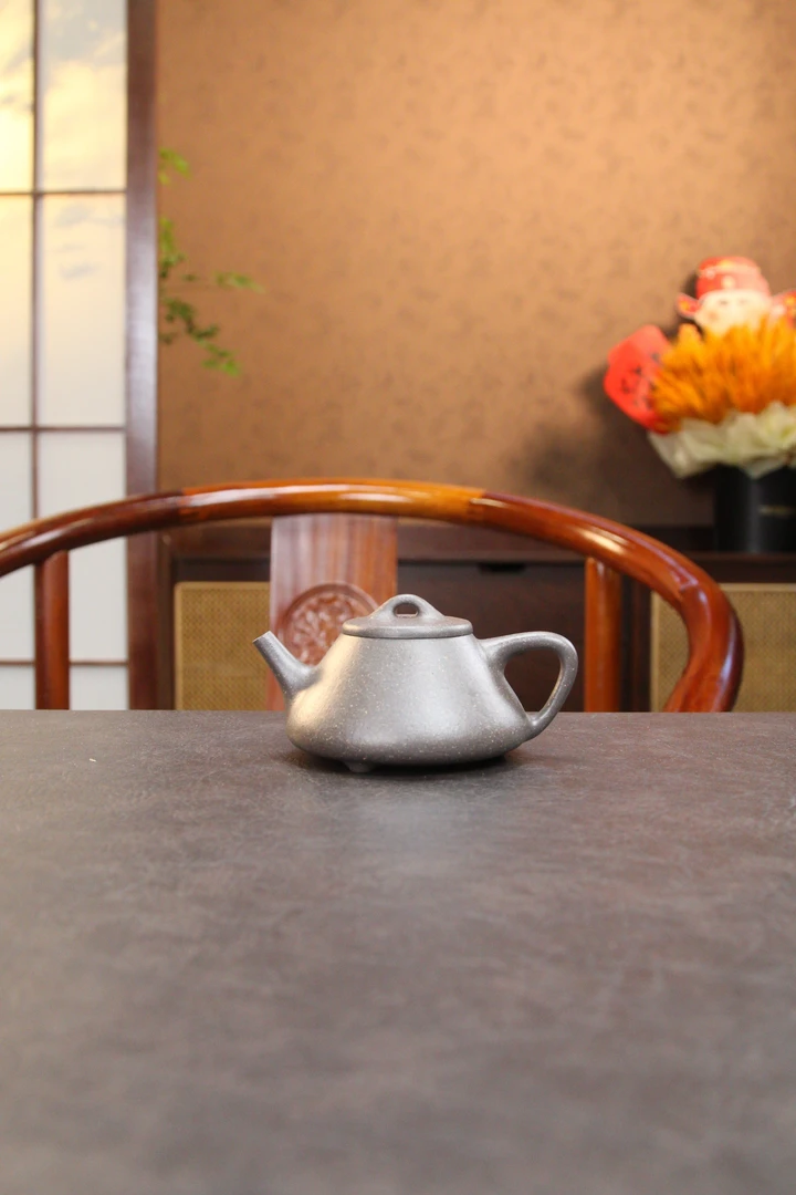 【尧日辰光】子冶石瓢|手工桃花泥（气窑）|130cc 紫砂茶壶