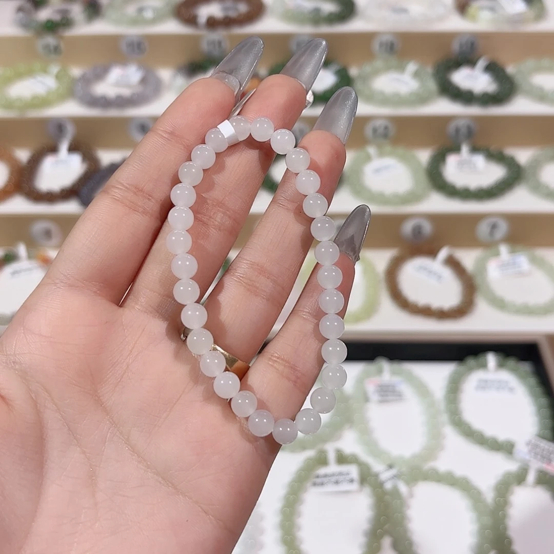 和田玉手链未镶嵌y