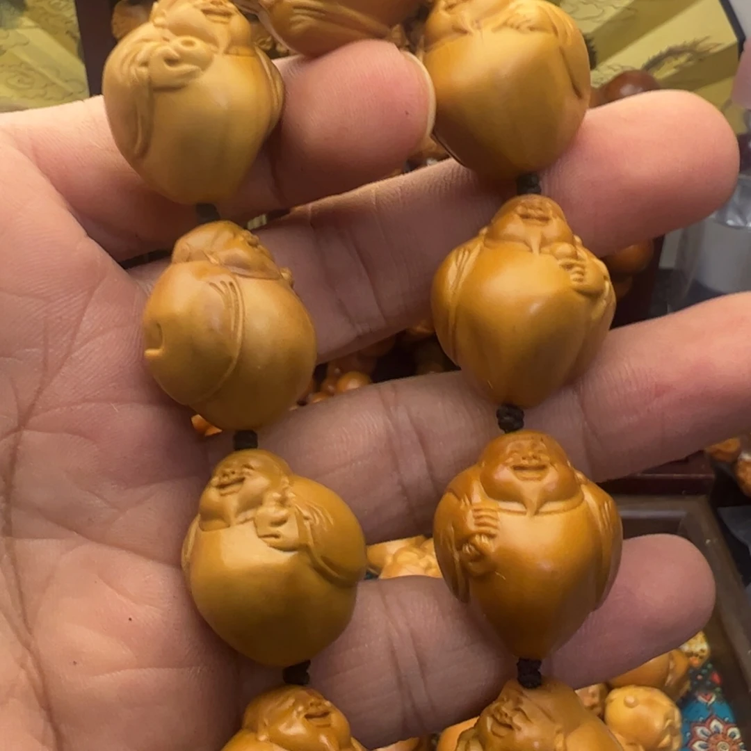 橄榄核手串/手链2.1光背大肚财神