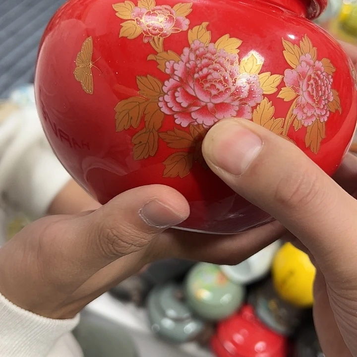 茶叶罐陶瓷家用储物罐瑕疵福利品介意勿拍