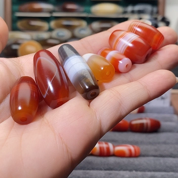 羽***鹤玛瑙/玉髓未镶嵌吊坠(不含链)