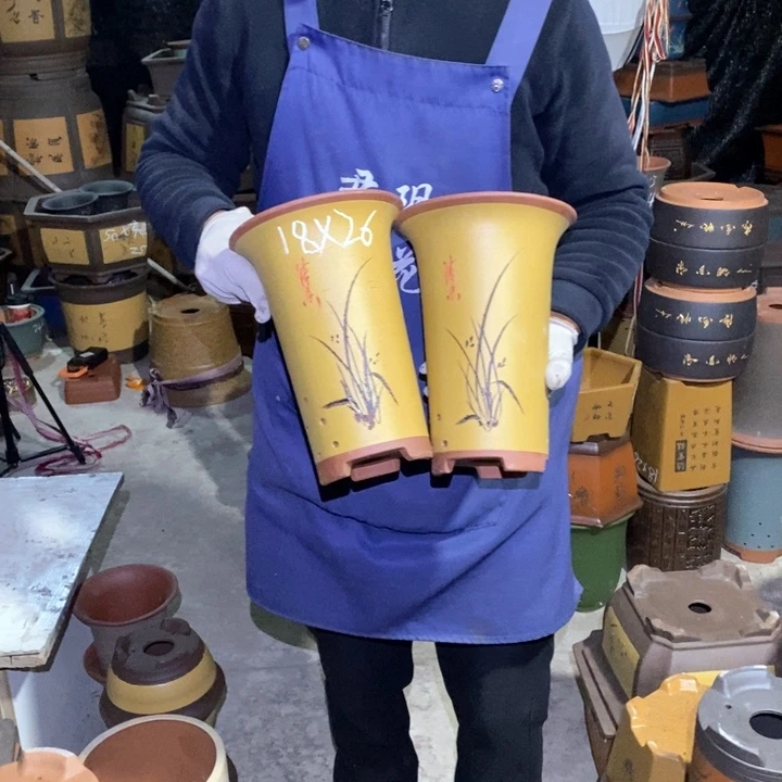 紫砂花盆紫砂花盆